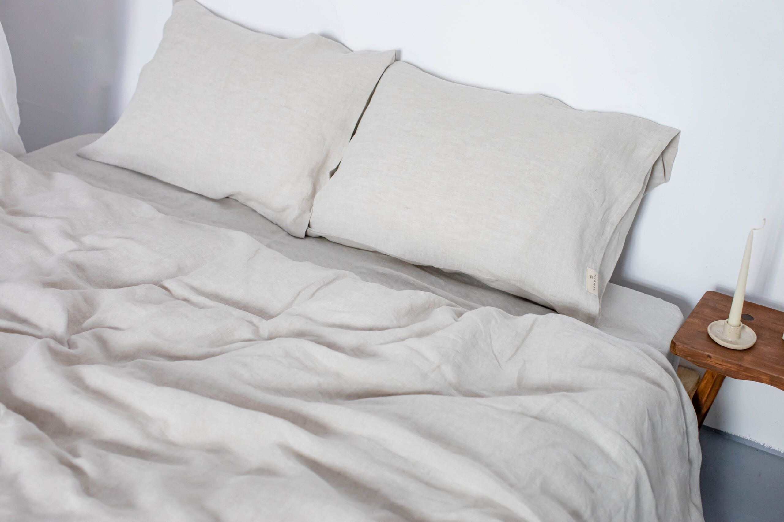 Set Naturtuch 90x200 und Pilotbezug 150x200