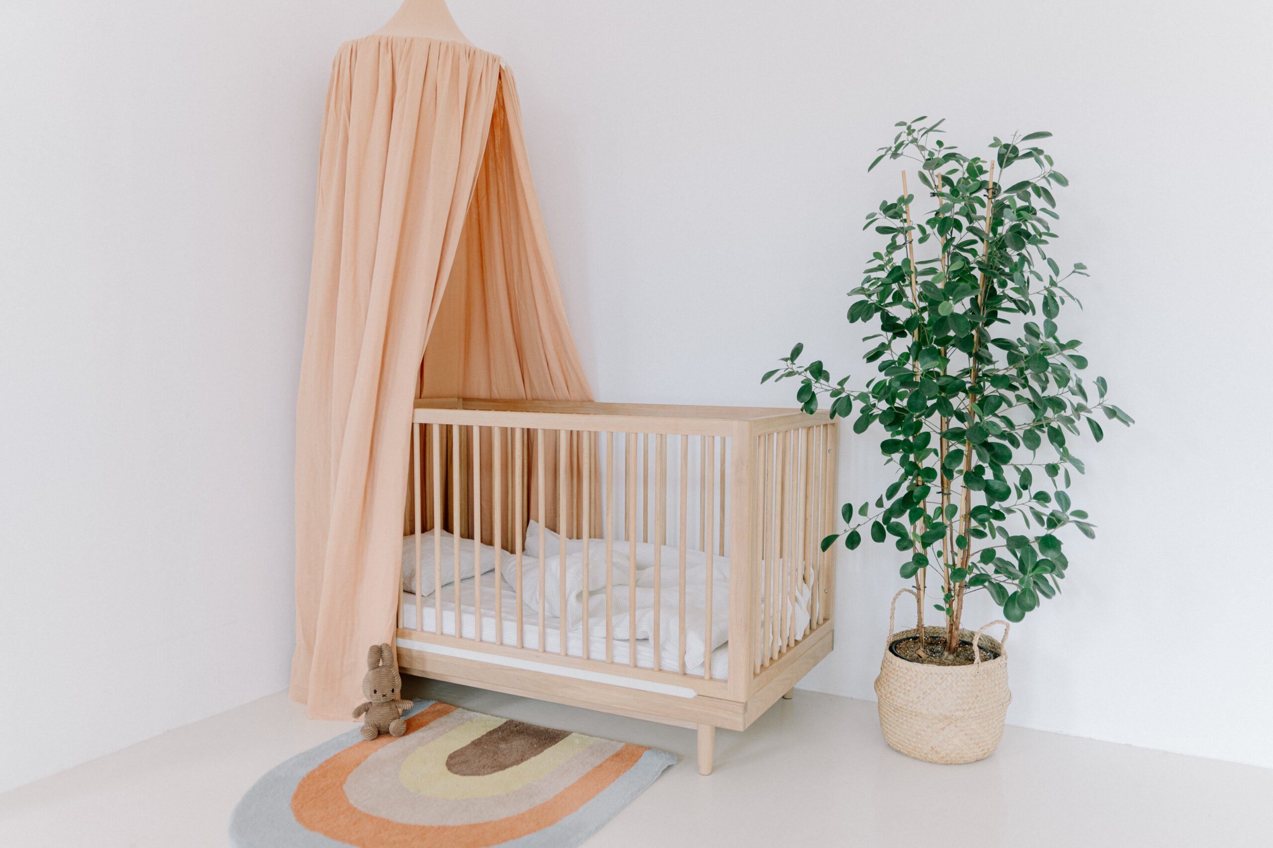 Natural Small Stripes Kinderlaken