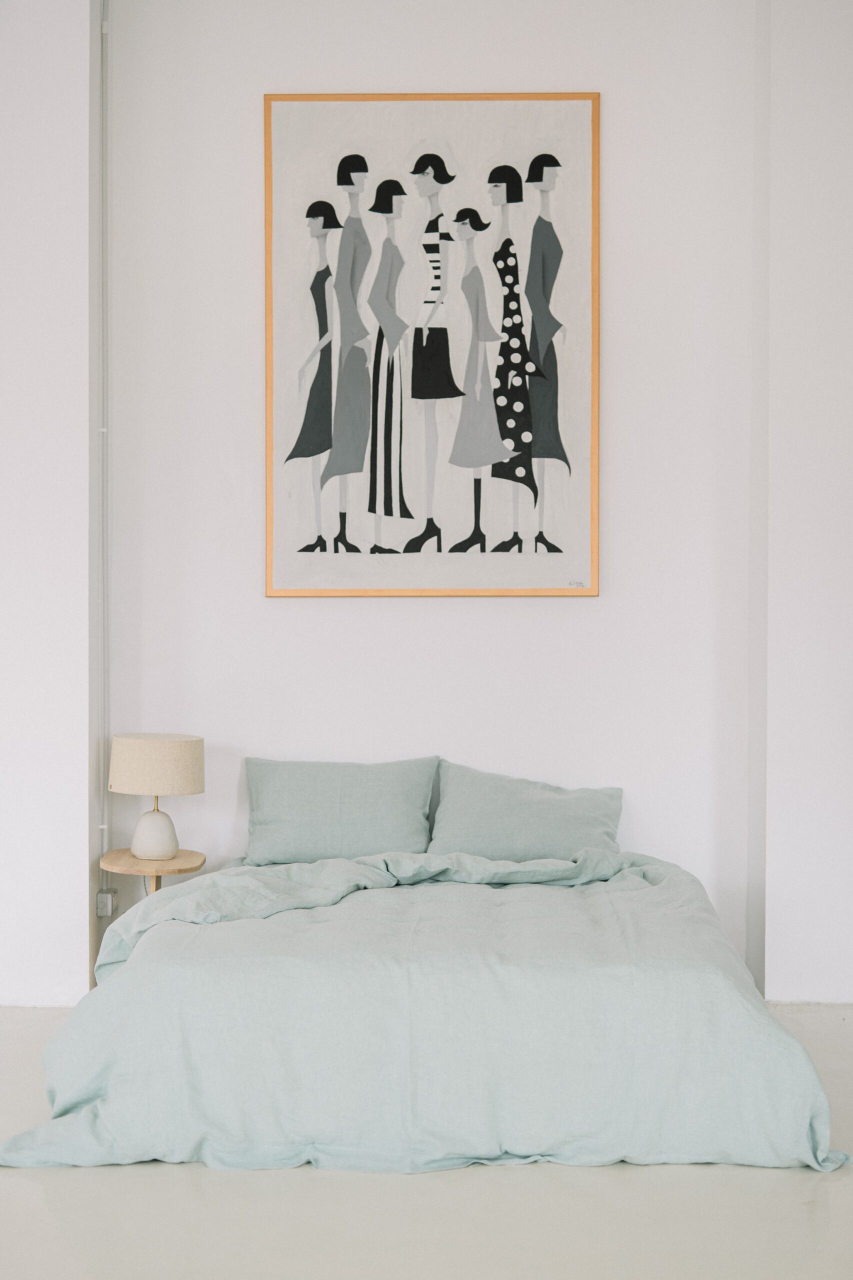 Dusty Green 50x60cm Kissenbezug und 200x200cm Kissenbezug Set