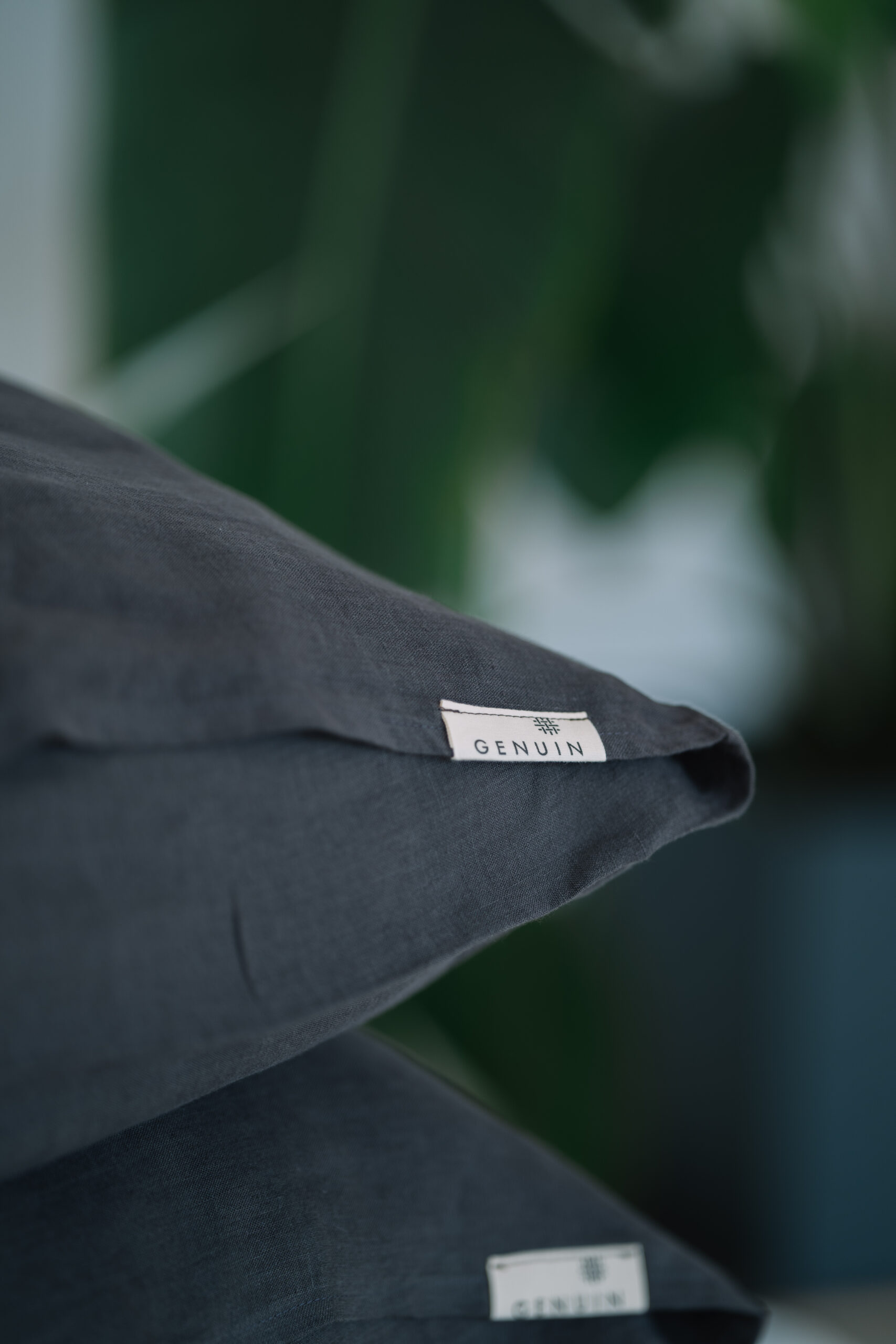 Set Sturmgrau 50x70 Kissenbezüge und 90x200 Bettlaken