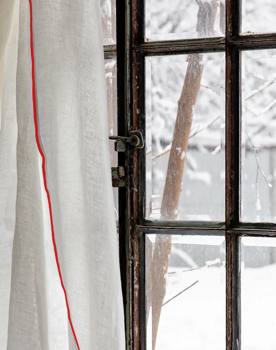 Vorhang Luxus liegt im Herzen 160x270