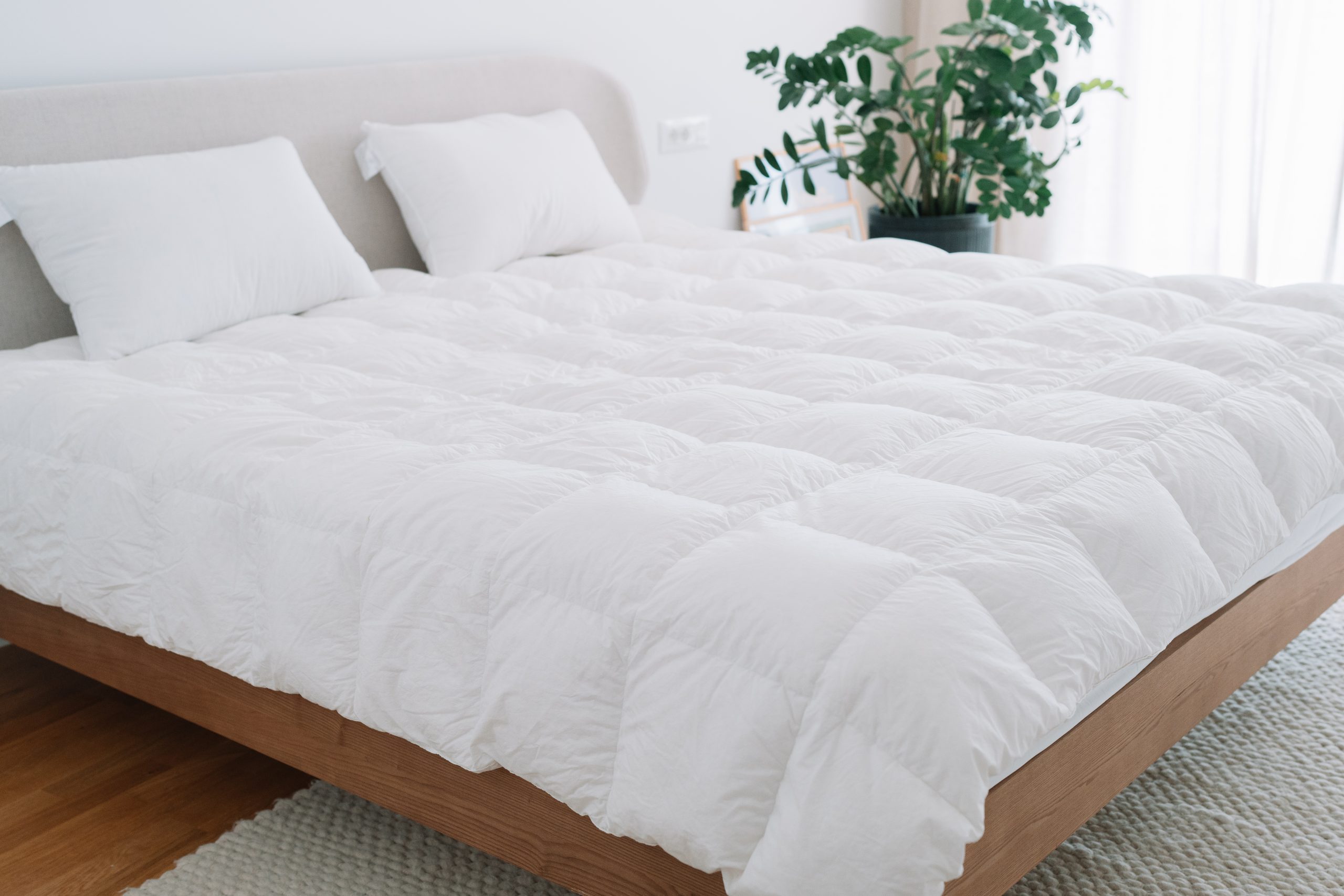 Luxuriöse Bettdecke aus 100% ungarischer Gänsedaune in Sondergrößen