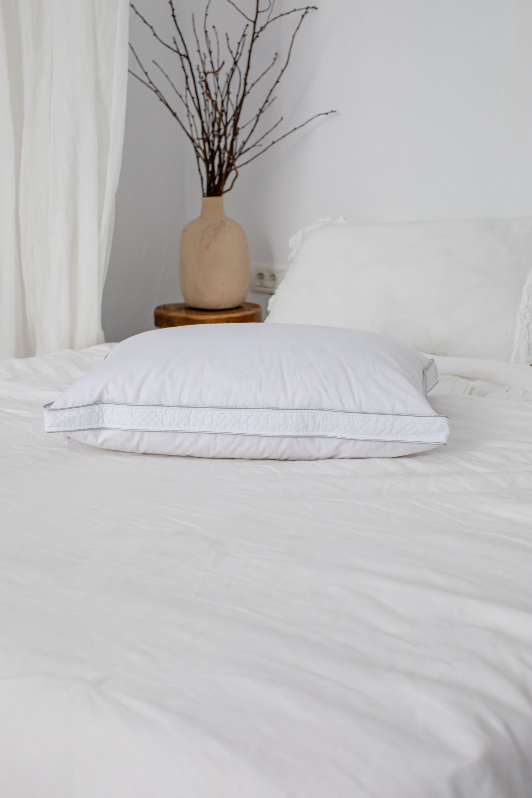 Kissen Angel Decor 3 Kammern mit Daunen und Federn 50*70 cm mit Rand